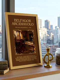 Belfagor Arcidiavolo Minimalist Book Poster by Niccolò Machiavelli – image 3