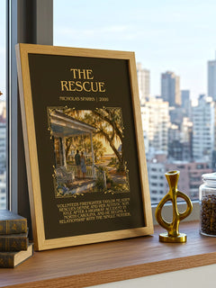 The Rescue Minimalist Book Poster by Nicholas Sparks – image 3