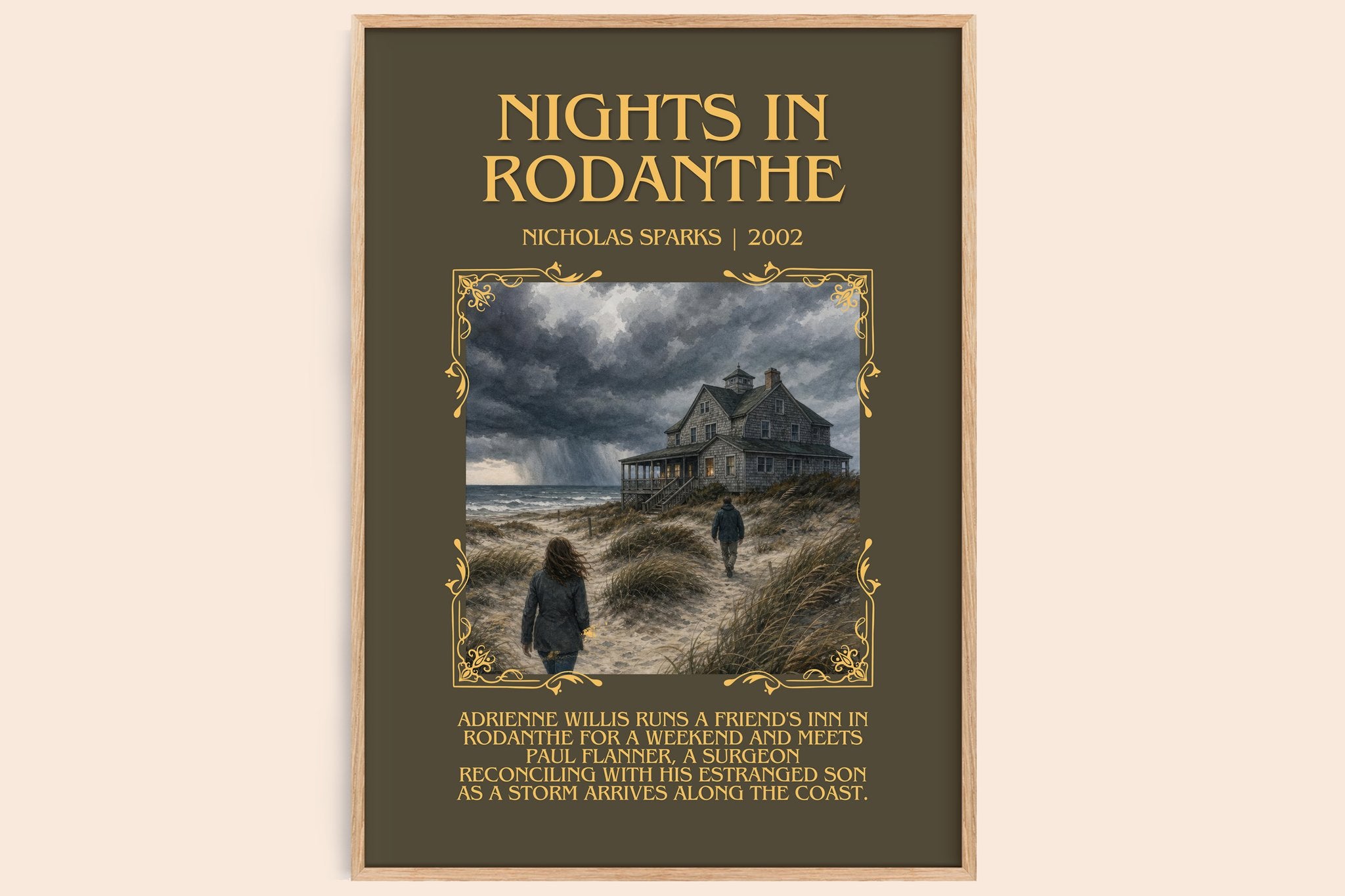 Nights In Rodanthe Minimalist Book Poster by Nicholas Sparks