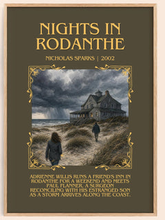 Nights In Rodanthe Minimalist Book Poster by Nicholas Sparks – image 1