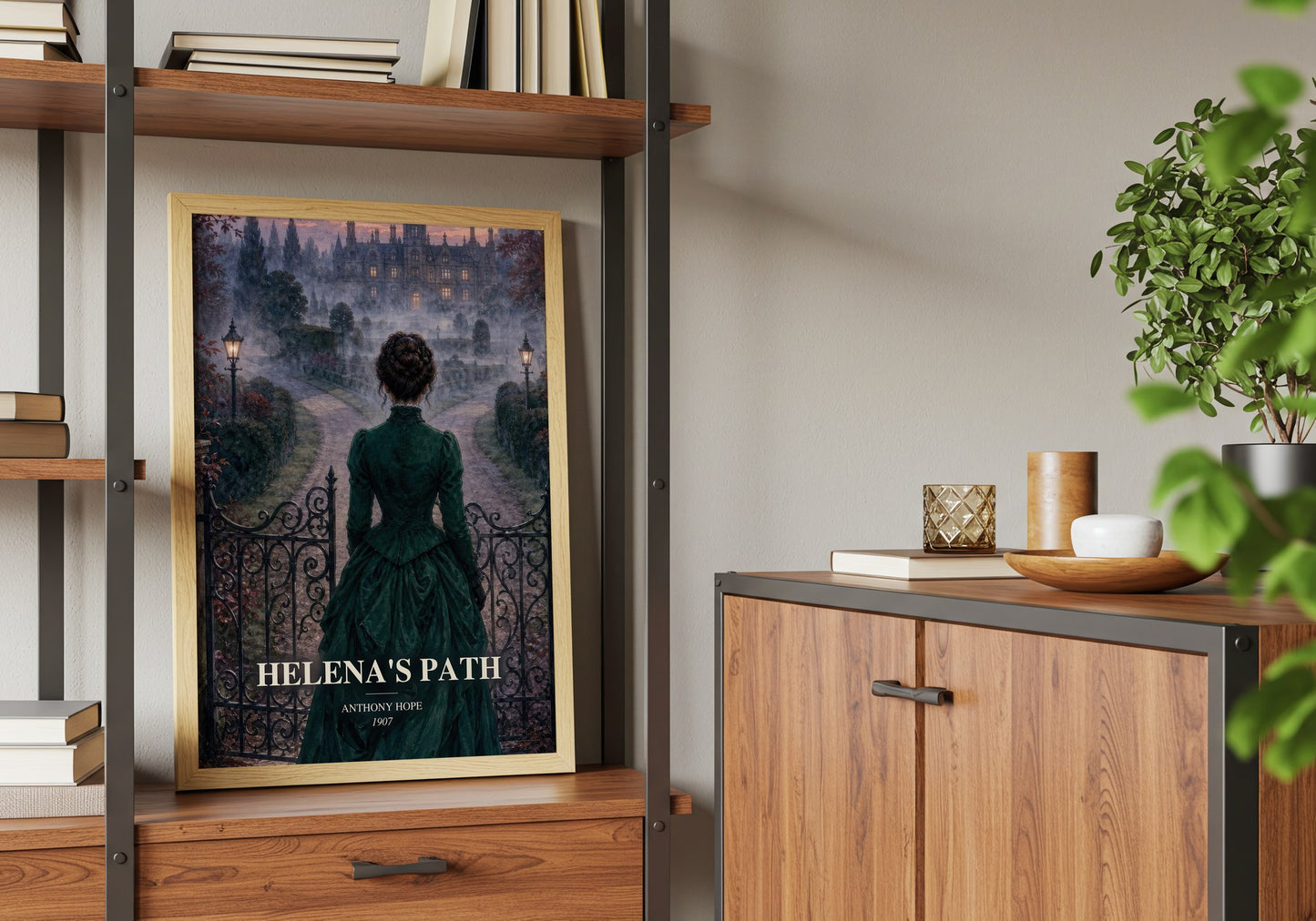 Helena'S Path book watercolour illustration paper finish options – matte satin gloss