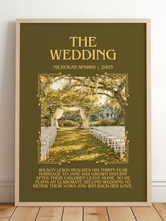 The Wedding Minimalist Book Poster by Nicholas Sparks – image 2