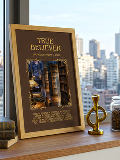 True Believer Minimalist Book Poster by Nicholas Sparks – image 3