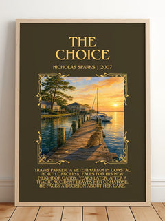 The Choice Minimalist Book Poster by Nicholas Sparks – image 2