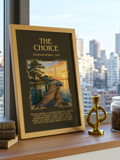 The Choice Minimalist Book Poster by Nicholas Sparks – image 3