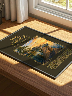 The Choice Minimalist Book Poster by Nicholas Sparks – image 4