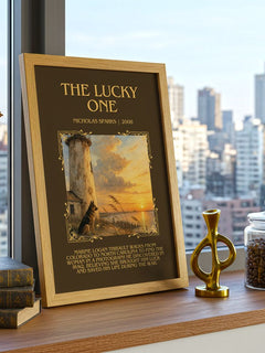 The Lucky One Minimalist Book Poster by Nicholas Sparks – image 3