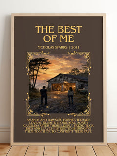 The Best Of Me Minimalist Book Poster by Nicholas Sparks – image 2