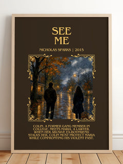 See Me Minimalist Book Poster by Nicholas Sparks – image 2