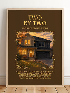 Two By Two Minimalist Book Poster by Nicholas Sparks – image 2