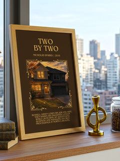 Two By Two Minimalist Book Poster by Nicholas Sparks – image 3