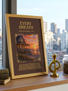 Every Breath Minimalist Book Poster by Nicholas Sparks – image 3