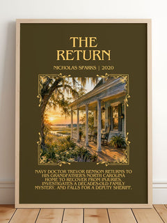 The Return Minimalist Book Poster by Nicholas Sparks – image 2