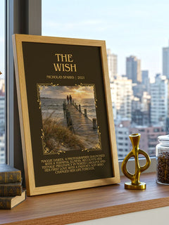 The Wish Minimalist Book Poster by Nicholas Sparks – image 3