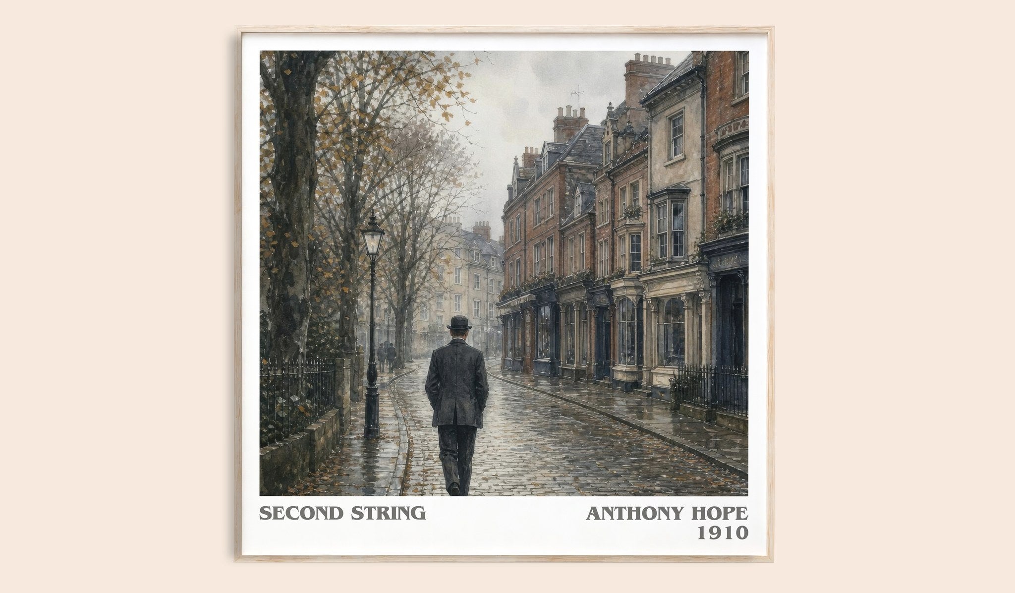 Second String Literary Art Print by Anthony Hope