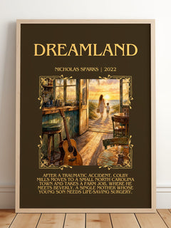 Dreamland Minimalist Book Poster by Nicholas Sparks – image 2
