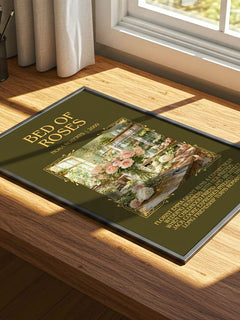 Bed Of Roses Minimalist Book Poster by Nora Roberts – image 4