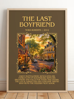 The Last Boyfriend Minimalist Book Poster by Nora Roberts – image 2