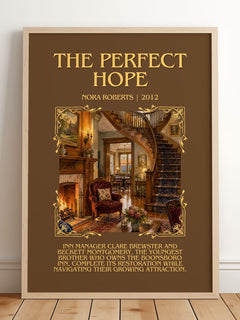 The Perfect Hope Minimalist Book Poster by Nora Roberts – image 2
