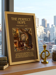 The Perfect Hope Minimalist Book Poster by Nora Roberts – image 3
