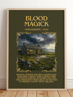 Blood Magick Minimalist Book Poster by Nora Roberts – image 2