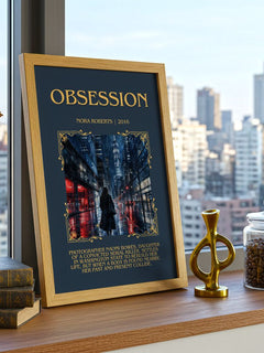 Obsession Minimalist Book Poster by Nora Roberts – image 3