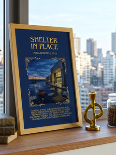 Shelter In Place Minimalist Book Poster by Nora Roberts – image 3