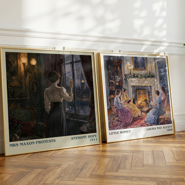 Mrs Maxon Protests Literary Art Print by Anthony Hope