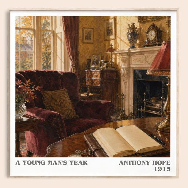 A Young Man'S Year Literary Art Print by Anthony Hope