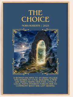 The Choice Minimalist Book Poster by Nora Roberts – image 1