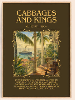 Cabbages And Kings Minimalist Book Poster by O. Henry – image 1