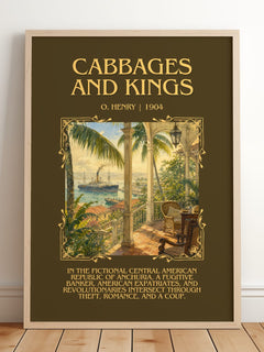 Cabbages And Kings Minimalist Book Poster by O. Henry – image 2