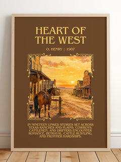 Heart Of The West Minimalist Book Poster by O. Henry – image 2