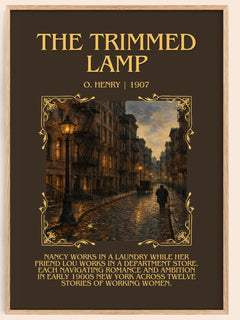 The Trimmed Lamp Minimalist Book Poster by O. Henry – image 1