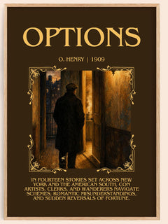 Options Minimalist Book Poster by O. Henry – image 1