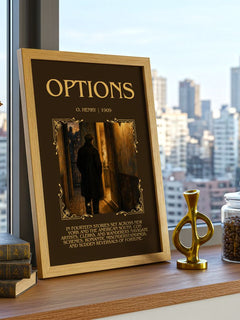 Options Minimalist Book Poster by O. Henry – image 3