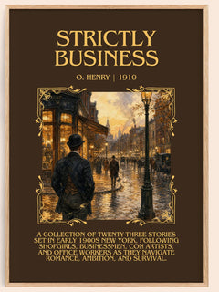 Strictly Business Minimalist Book Poster by O. Henry – image 1