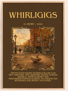 Whirligigs Minimalist Book Poster by O. Henry – image 1