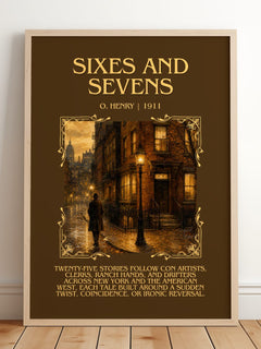 Sixes And Sevens Minimalist Book Poster by O. Henry – image 2