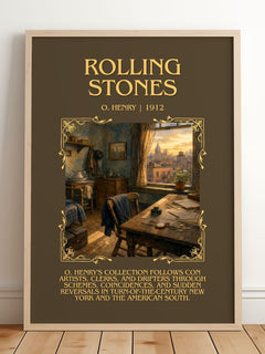 Rolling Stones Minimalist Book Poster by O. Henry – image 2