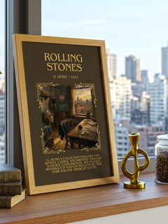 Rolling Stones Minimalist Book Poster by O. Henry – image 3