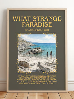 What Strange Paradise Minimalist Book Poster by Omar El Akkad – image 2