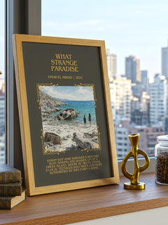 What Strange Paradise Minimalist Book Poster by Omar El Akkad – image 3