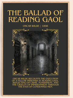 The Ballad Of Reading Gaol Minimalist Book Poster by Oscar Wilde – image 1