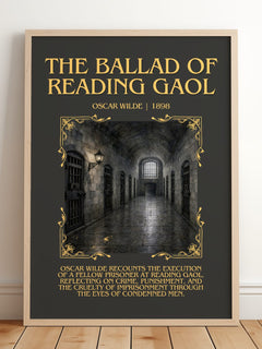 The Ballad Of Reading Gaol Minimalist Book Poster by Oscar Wilde – image 2