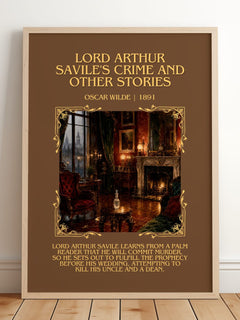 Lord Arthur Savile'S Crime And Other Stories Minimalist Book Poster – – image 2