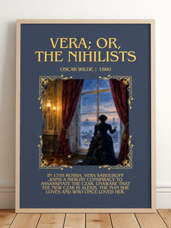 Vera; Or, The Nihilists Minimalist Book Poster by Oscar Wilde – image 2