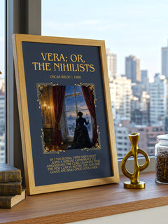 Vera; Or, The Nihilists Minimalist Book Poster by Oscar Wilde – image 3
