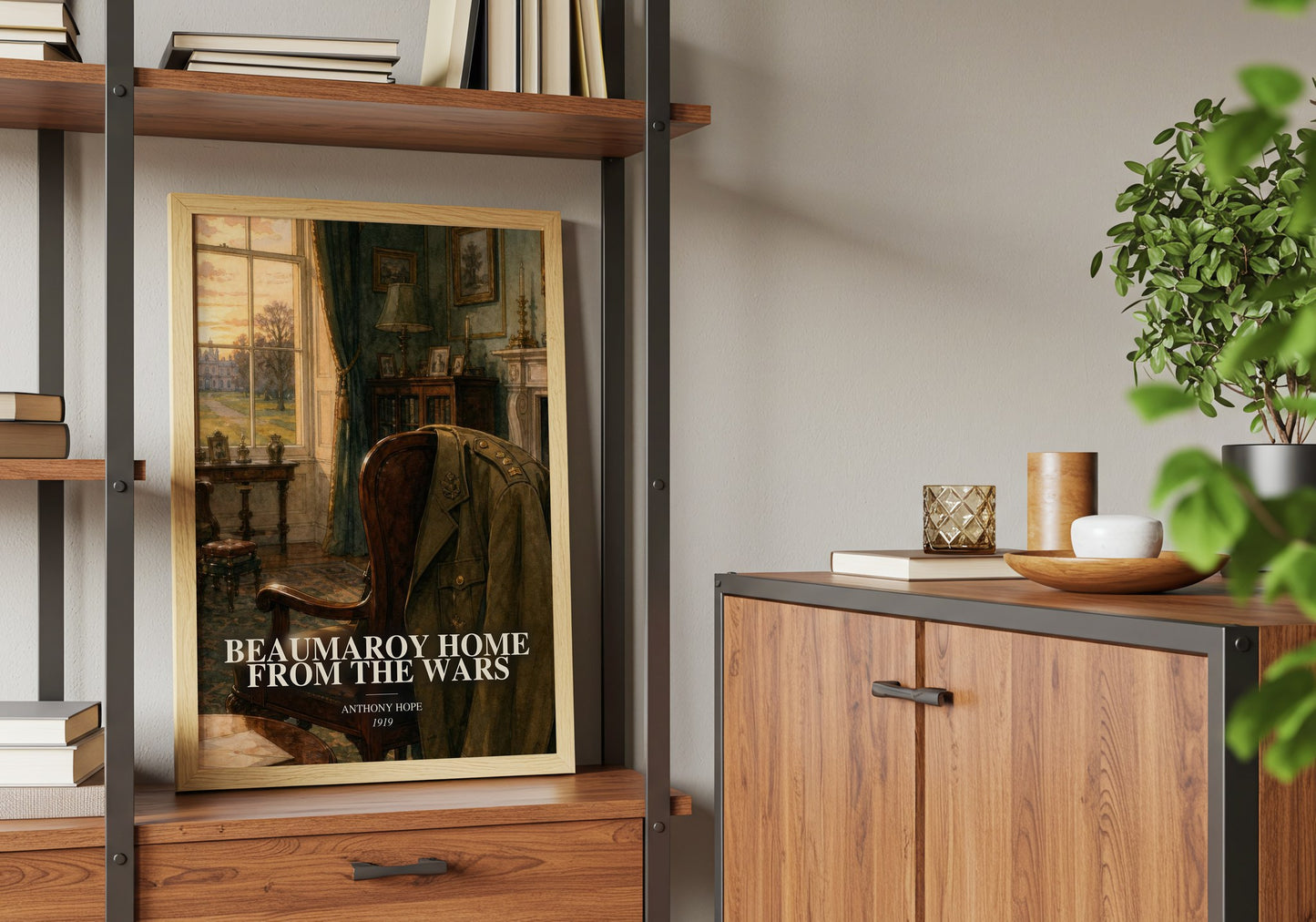 Beaumaroy Home From The Wars book watercolour illustration paper finish options – matte satin gloss