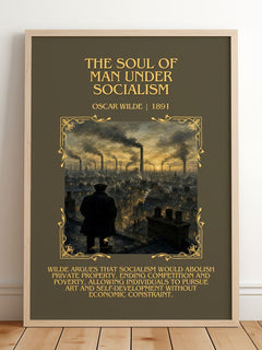 The Soul Of Man Under Socialism Minimalist Book Poster by Oscar Wilde – image 2